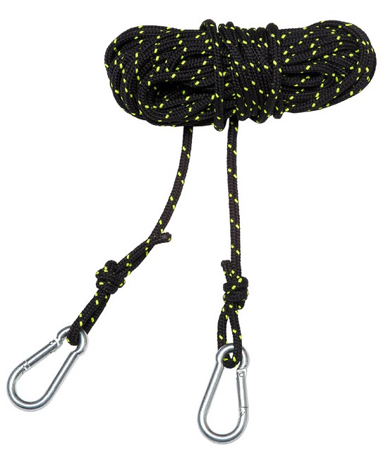 Sicherheitsseil mit Karabiner 10 m