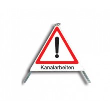 Faltsignal "Kanalarbeiten" Typ 70