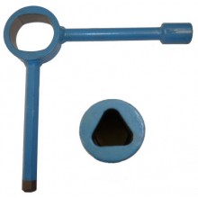 Bedienschlüssel für Brunnenschachtabdeckung